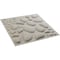Ekena Millwork 19 5/8in. W x 19 5/8in. H Shale EnduraWall Decorative 3D Wall Panel Covers 2.67 Sq. Ft. WP20X20SLGBW - alternate 4